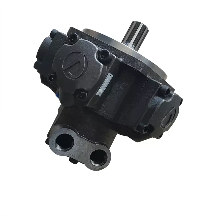 Low Speed Motor HMHDB100 High-torque NHM8 Series NHM8-700 NHM8-1000 Intermot Five Star Radial Piston Hydraulic Motor Mr1800h-f1n1n1s2nx